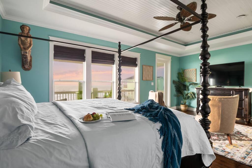 Beachfront*Spectacular View*4 Bd*Sleeps 14 Villa Bolivar Peninsula Eksteriør billede