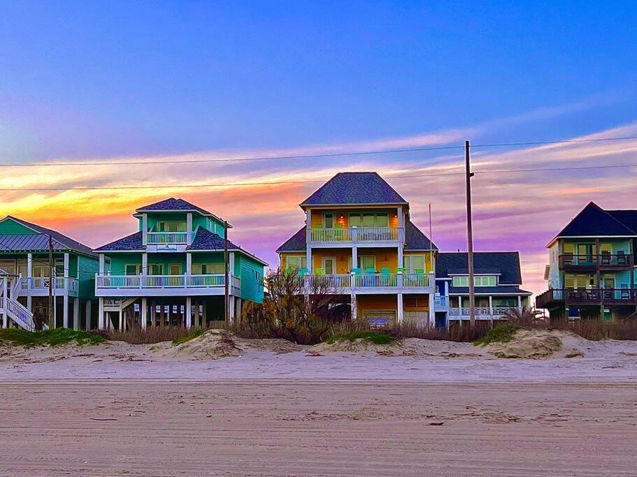 Beachfront*Spectacular View*4 Bd*Sleeps 14 Villa Bolivar Peninsula Eksteriør billede