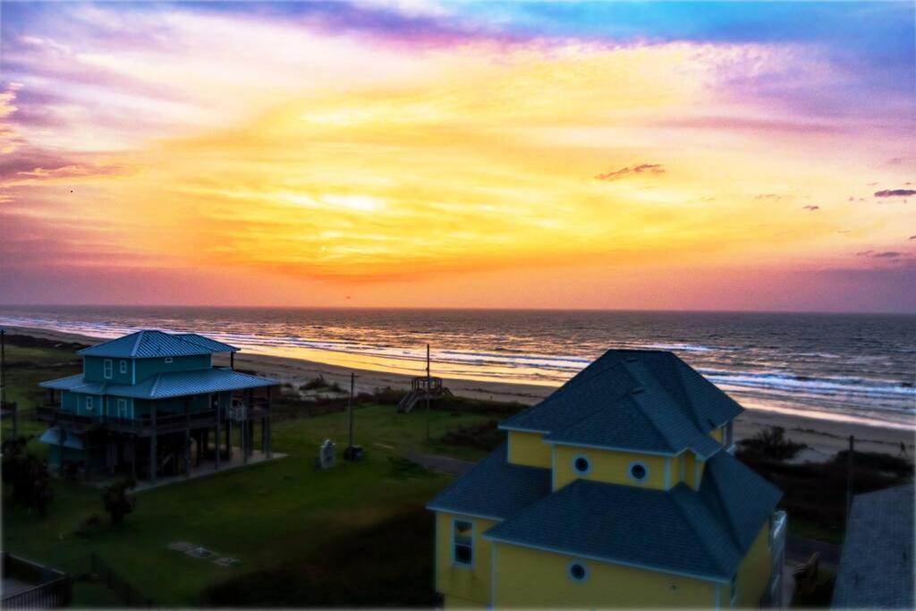 Beachfront*Spectacular View*4 Bd*Sleeps 14 Villa Bolivar Peninsula Eksteriør billede