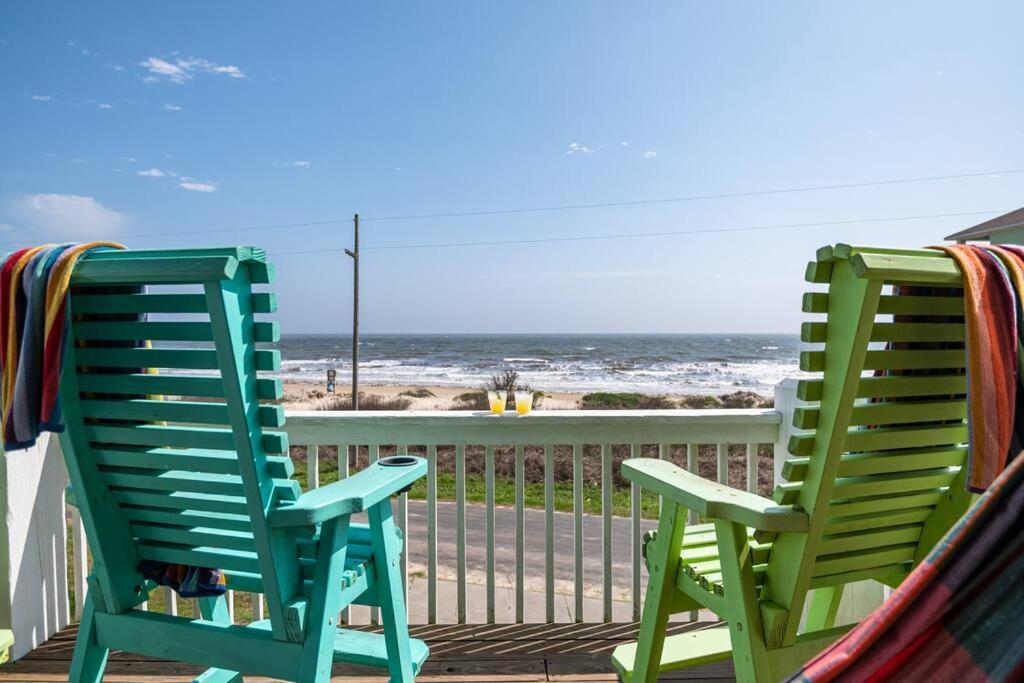 Beachfront*Spectacular View*4 Bd*Sleeps 14 Villa Bolivar Peninsula Eksteriør billede